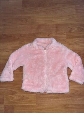 Old Navy Pink Plush Fleece Jacket for Kids